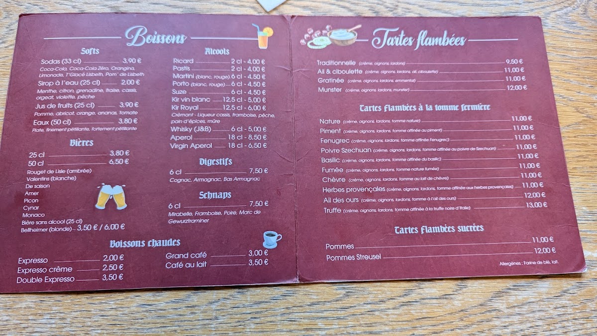 Menu La Stub-9